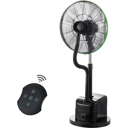 SIMPLE DELUXE Mist Stand Fan, 18 Inch, Black HIFANXMIST18B